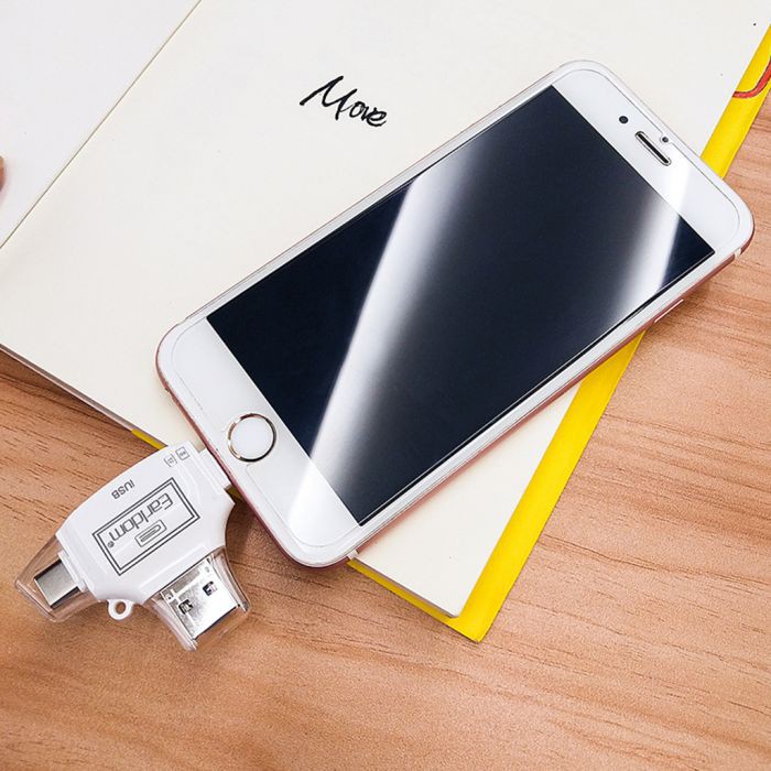 Đầu đọc thẻ 4 trong 1  cho thẻ MicroSD và SD Earldom ET-OT31