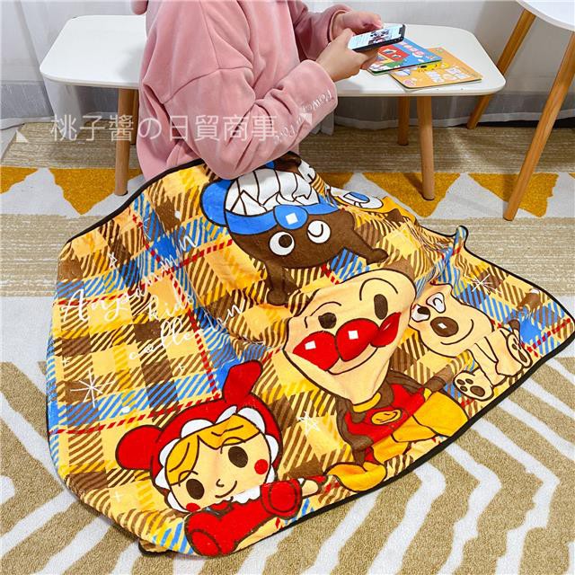 Chăn Lông Cừu Họa Tiết Anpanman Kiểu Nhật Bản Dễ Thương Cho Bé 80x110