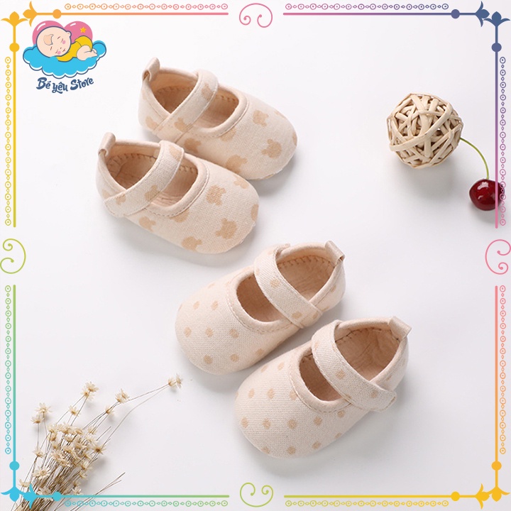 Giày tập đi cho bé trai – Giày tập đi cho bé gái dễ thương cho bé tập đi, chống trơn trượt (Baby Shoes)