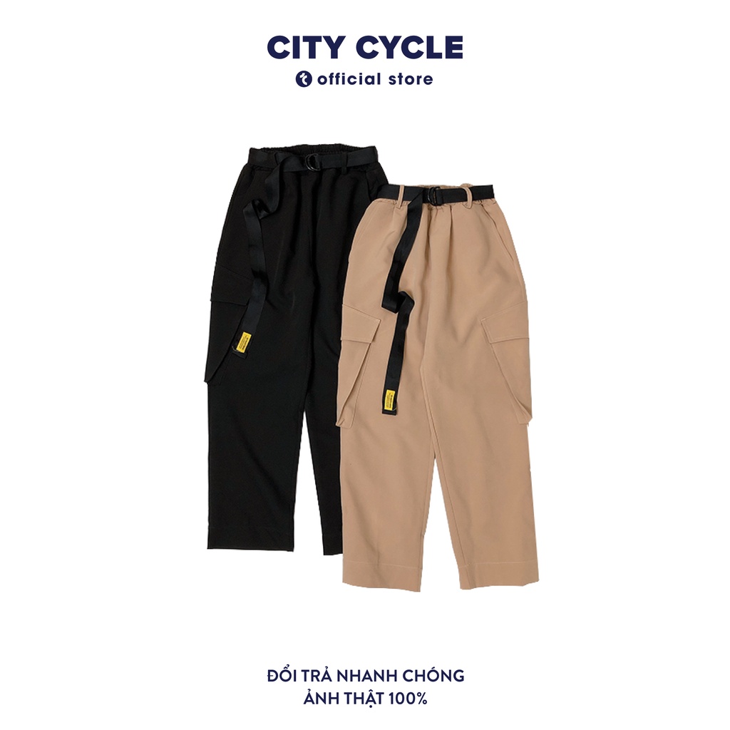 Quần baggy 2 túi City Cycle - Quần dài nam điều chỉnh cạp Unisex ống rộng Local Brand