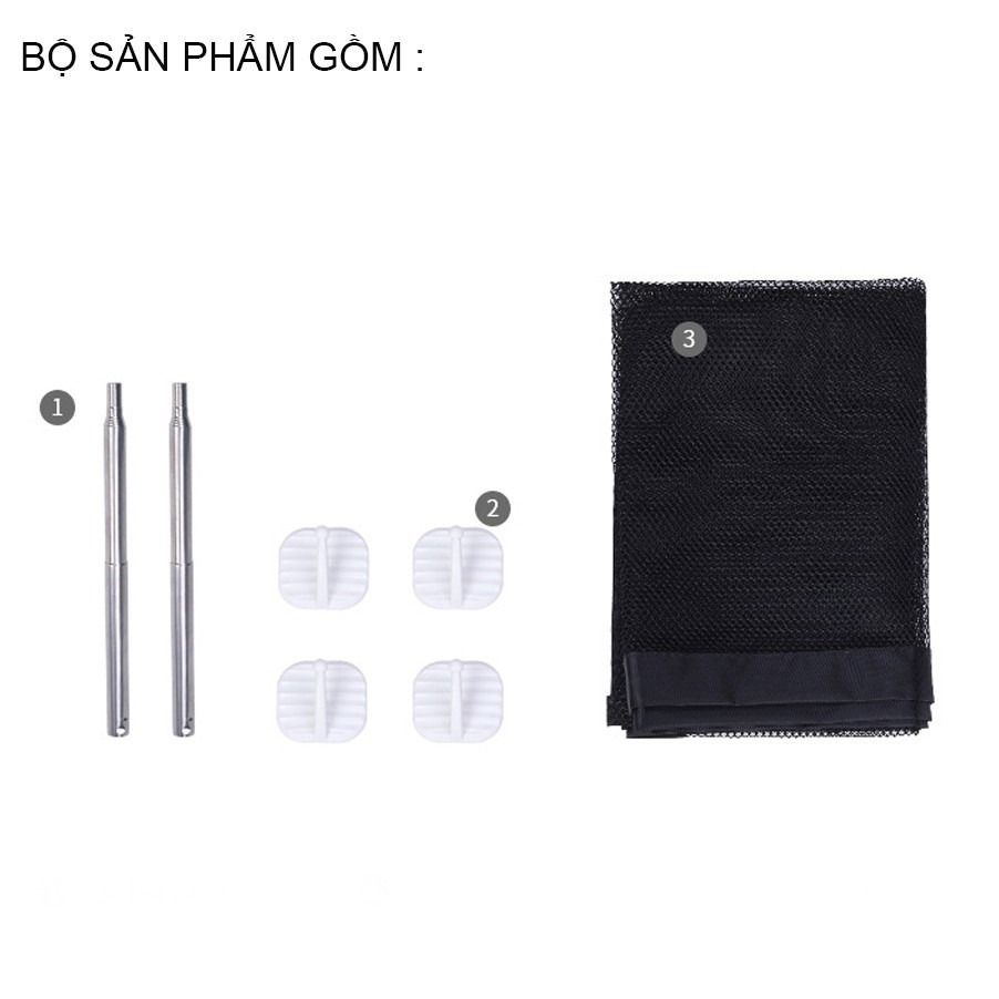 Hàng rào lưới chắn chó,em bé gắn tường cầu thang gấp gọn tiện lợi 2 size