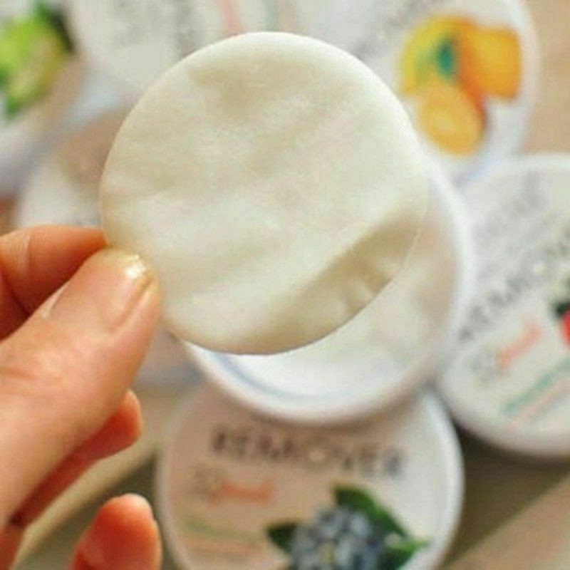 servise.vn Hộp khăn giấy ướt hương trái cây tẩy sơn móng tay