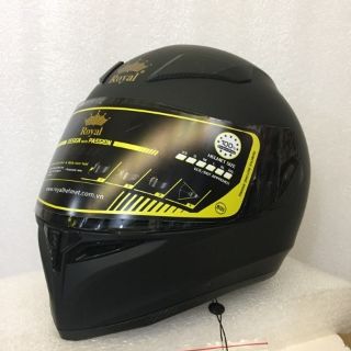 Nón bảo hiểm Royal M138B đen full