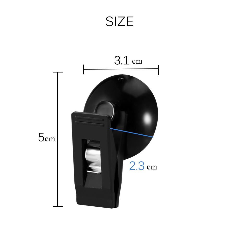 2 Kẹp treo đồ dùng cho xe hơi có giác hút