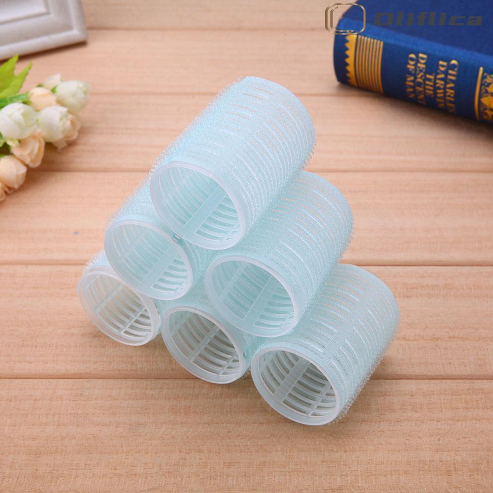 (Hàng Mới Về) Set 6 Dụng Cụ Uốn Tóc Xoăn Gợn Sóng Tiện Dụng