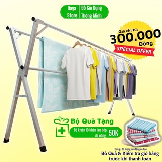 Cây Phơi Đồ Thông Minh, Giá Treo Quần Áo, Ban Công, Nhà Tắm Gấp Gọn Bằng Inox Gp-2.0m