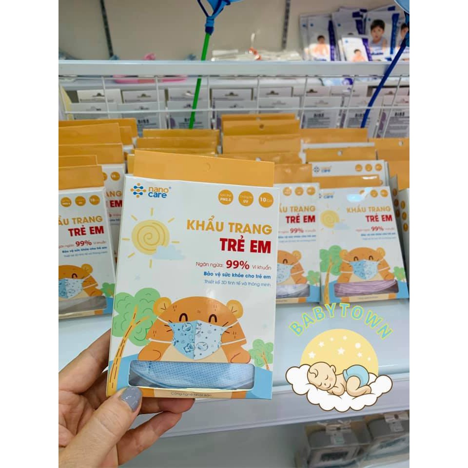 Khẩu trang trẻ em Kids Nanocare