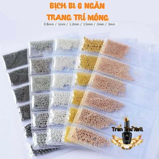 Bịch phụ kiện bi lọai trang trí móng