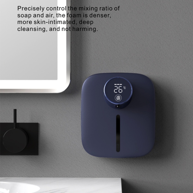 Hộp Đựng Xà Phòng Gắn Tường Cảm Biến Thông Minh Có Thể Sạc Lại