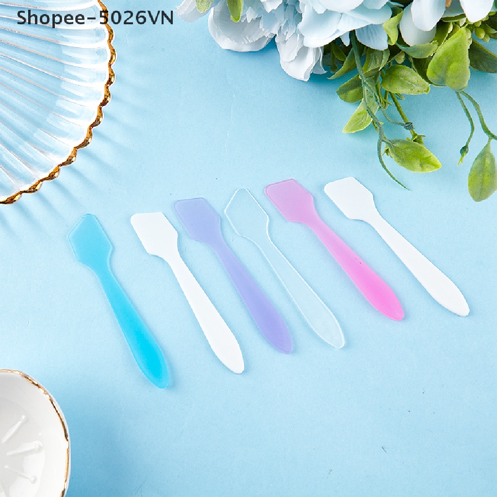 [Hàng mới về] Set 10 muỗng trộn đắp mặt nạ kem trang điểm làm đẹp mini tiện lợi