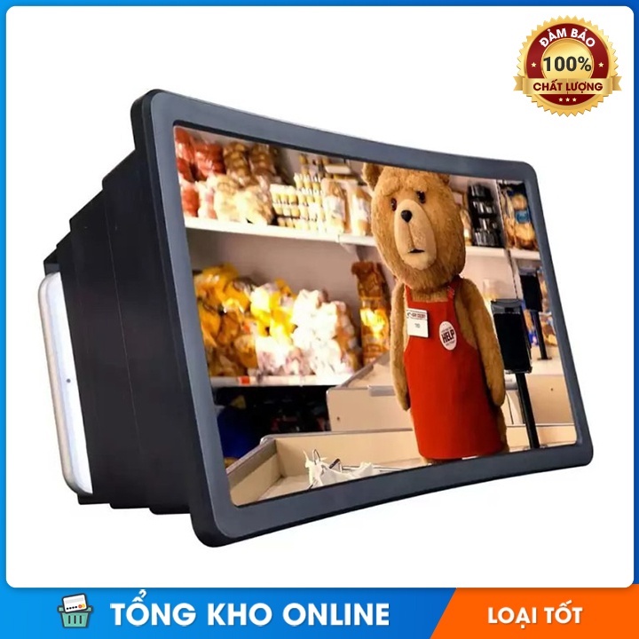 Kính phóng to màn hình điện thoại 4D siêu nét cao cấp