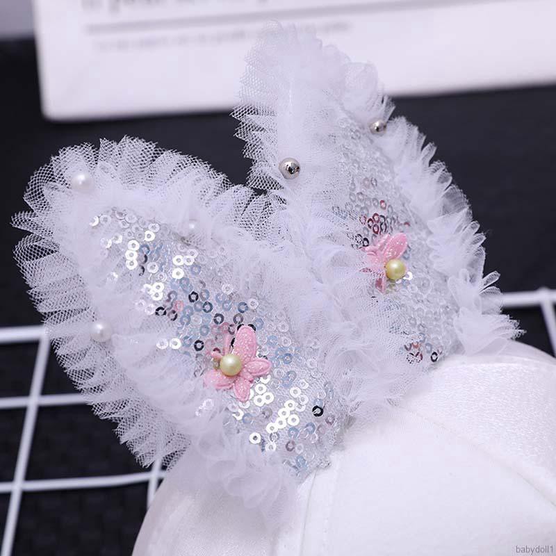 Mũ lưỡi trai chống nắng với trang trí đính cườm dễ thương cho bé