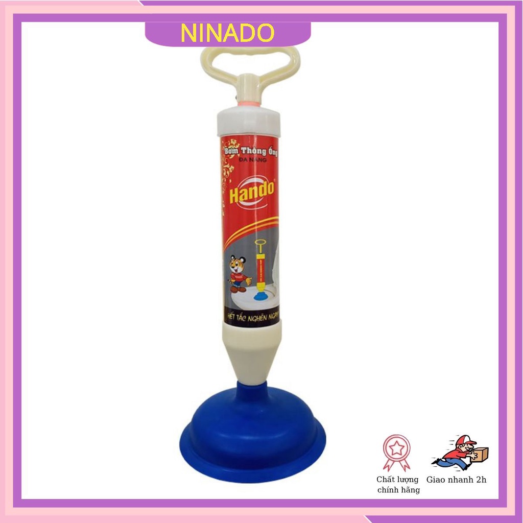 Bơm thụt thông cống , thông tắc hầm cầu đa năng Hando