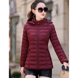  Áo khoác phao nữ trung niên tạo dáng thon AK06