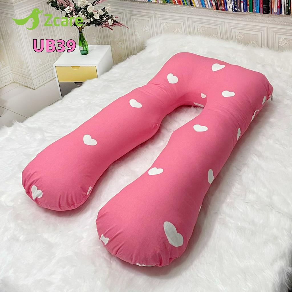 Gối Dành Cho Mẹ Bầu, Chất Liệu Sợi Bông Tự Nhiên ZCARE l UB39