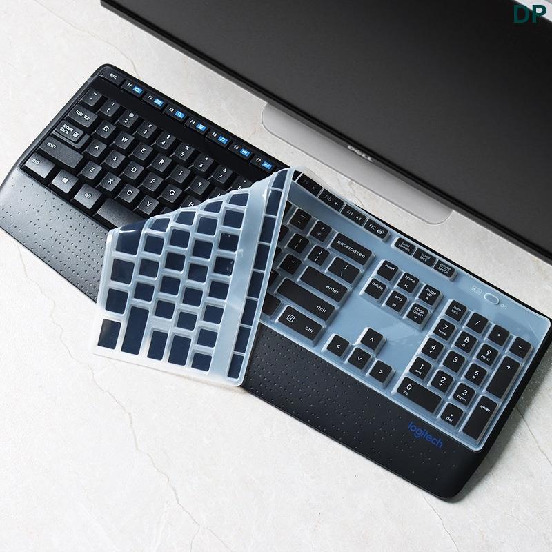 Vỏ bàn phím DP.Silicone cho Logitech MK345 K345 Bàn phím không dây để bàn Phim bảo vệ chống nước và 