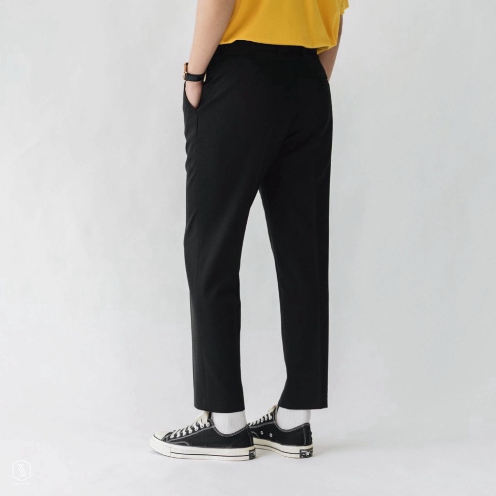 Quần tây baggy nam đẹp form rộng (4 màu đen, trắng, xanh và ghi xám) - JBA01