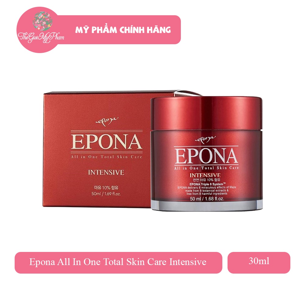 Kem Dưỡng Da Đa Năng Từ Dầu Ngựa Epona All In One Total Skin Care Intensive 50ml