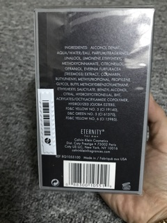 💥 Nước hoa nam Eternity for men 100ml - CK