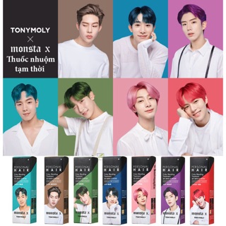 Thuốc nhuộm tóc tạm thời Monstar X Tonymoly 60ml