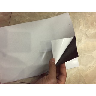 Combo 30 nam châm dẻo A4 dầy 0.75 mm (nam châm băng keo)