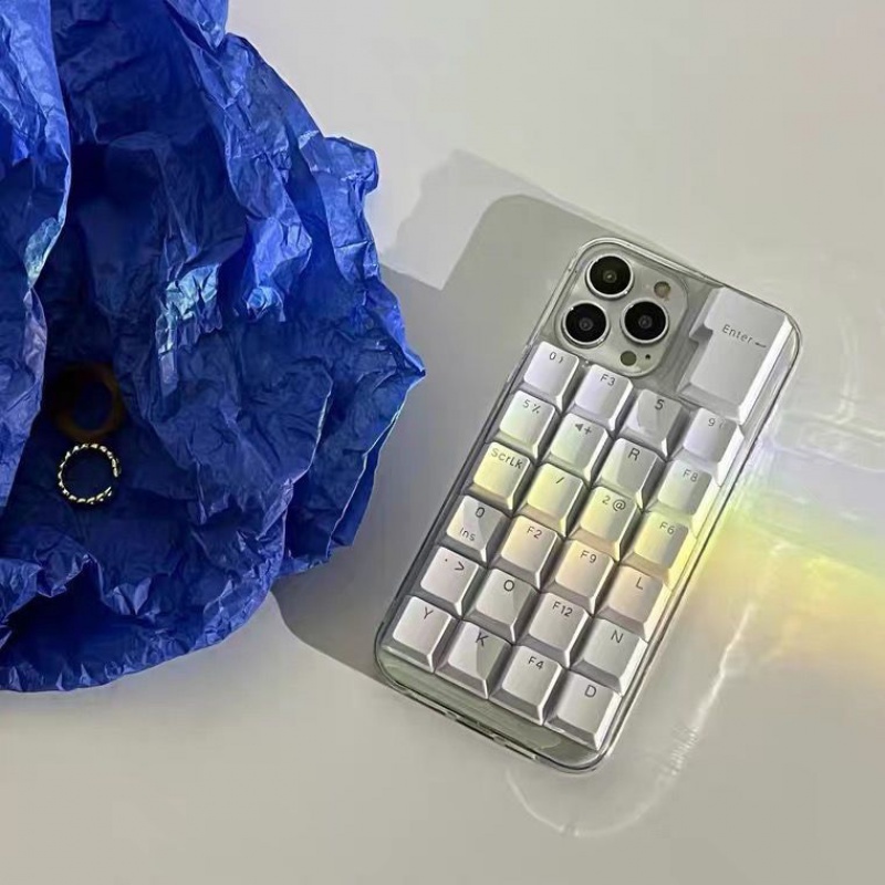 Ốp Điện Thoại Họa Tiết Bàn Phím Đơn Giản Cho iPhone 13 12 11 Pro Max X XS XR XS Max