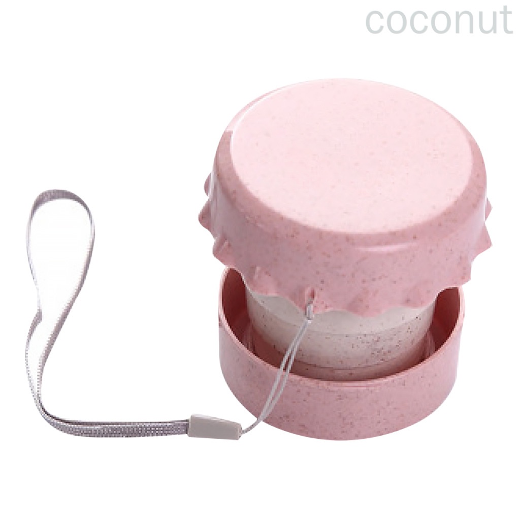 Cốc uống nước dạng gấp có nắp đậy tiện dụng 130ml