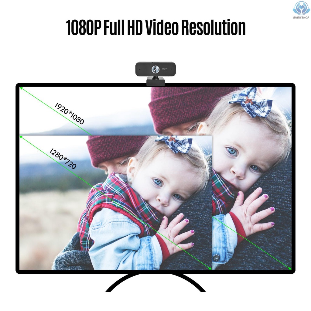 Webcam Full Hd 1080p Tích Hợp Micro Hỗ Trợ Quay Video Cho Máy Tính | BigBuy360 - bigbuy360.vn