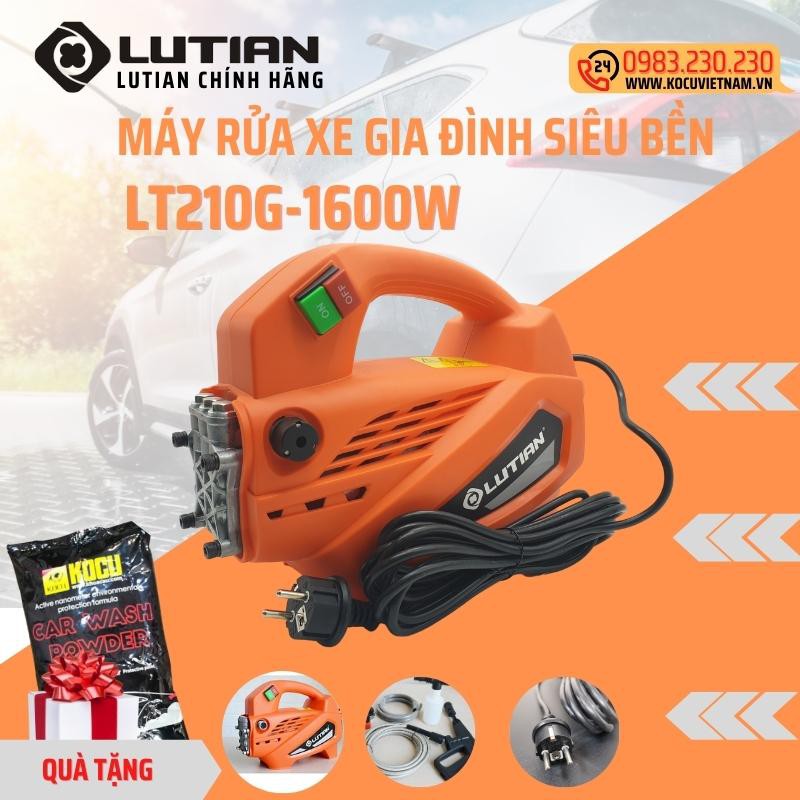 Máy rửa xe gia đình tự ngắt Lutian LT210G-1600W