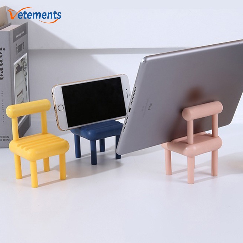 Giá Đỡ Điện Thoại / Máy Tính Bảng Để Bàn Bằng Nhựa Mini Tùy Chỉnh Chống Trượt / Siêu Bền Tiện Dụng