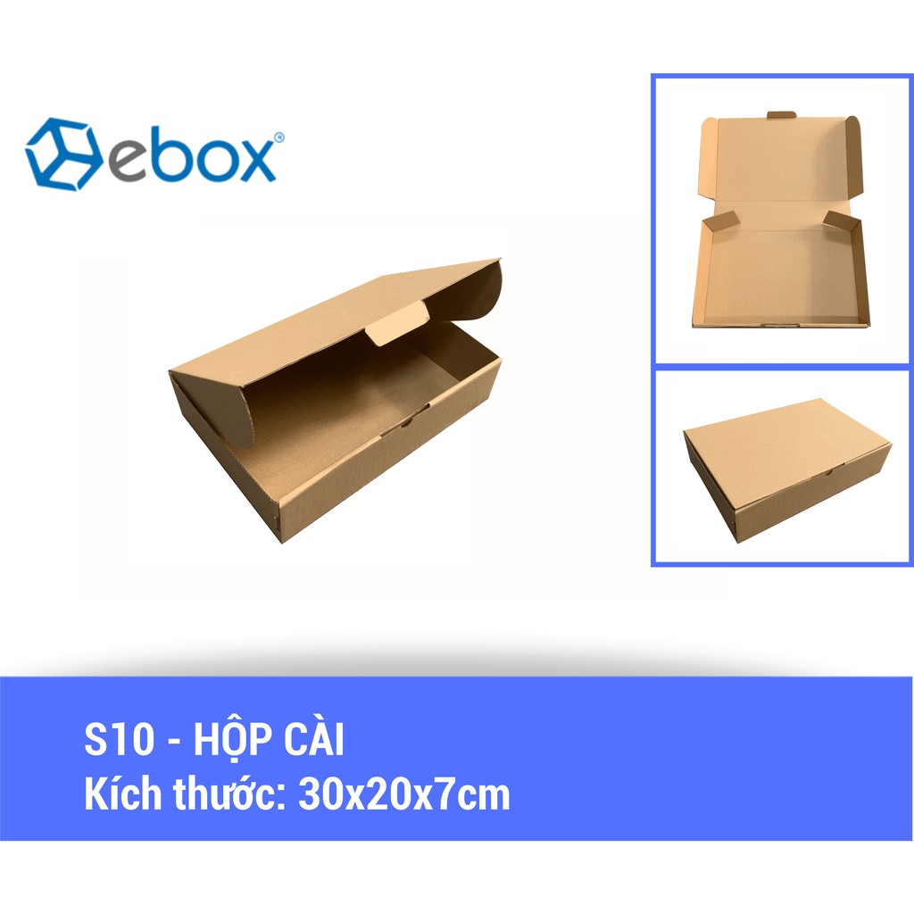 70 Hộp giấy carton size 30x20x7cm (S10) - đựng quần áo