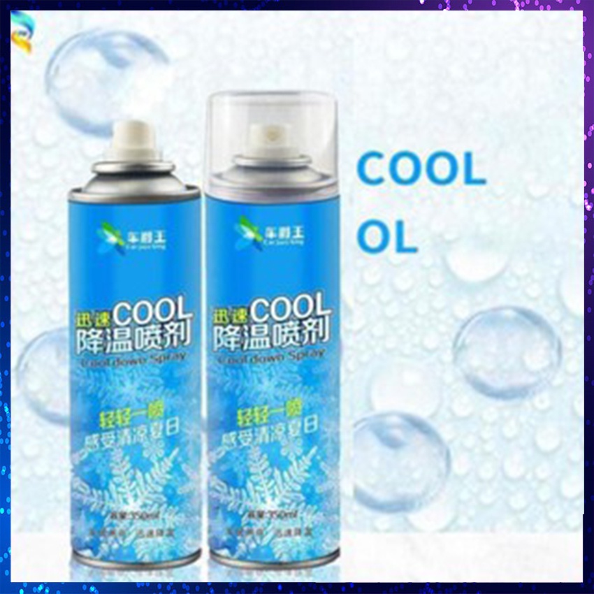 Bình Xịt Làm Lạnh Tức Thì tramieshop68, Chai Xịt Làm Mát Nội Thất Ô Tô, Làm Mát Cơ Thể, Giảm Đau Do Chấn.Thương