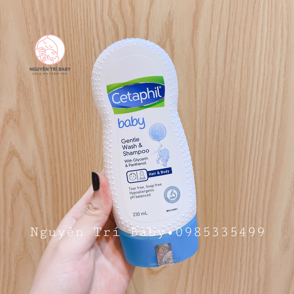 Sữa tắm gội 2 trong 1 Cetaphil Baby Gentle Wash &amp; Shampoo