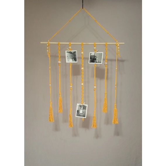 Treo macrame treo ảnh trang trí noDTA.01