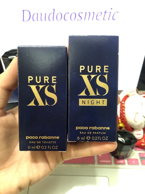 Nước hoa Paco Rabanne Pure XS EDT - Pure XS Night 6ml
