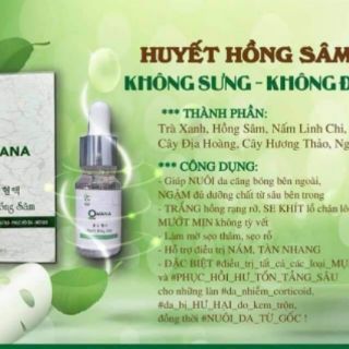 Huyết Hồng Sâm OHANA Hàn Quốc