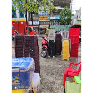 Combo 30 ghế lùn vàng