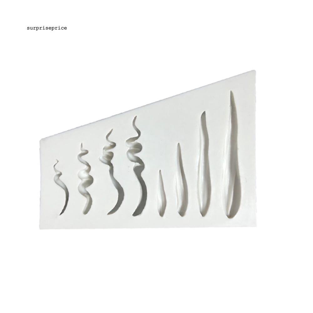 Khuôn silicon làm bánh kẹo đa năng tạo hình tóc cô gái DIY độc đáo