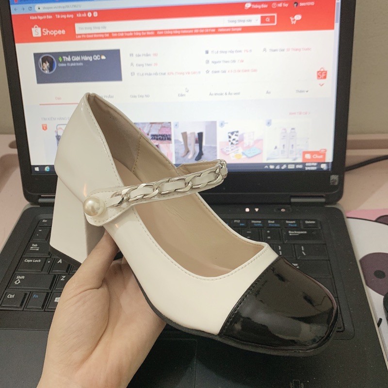 GIÀY MIUMIU QUAI XÍCH 7p