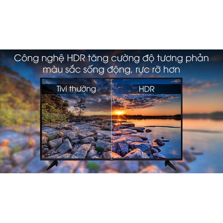 TIVI  TCL 4K 43 inch  L43P65 UF -HÀNG CHÍNH HÃNG