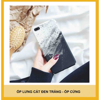 Ốp lưng Cát đen trắng cứng - Ốp iphone 5/5s/6/6s/7/8/7plus/8plus/Xs/Xsmax/11/11promax B3-3