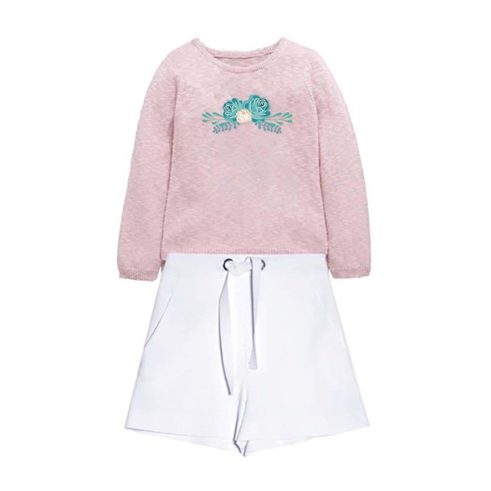 QQMALL Miếng Dán Ủi Quần Áo Hình Hoa Xinh Xắn