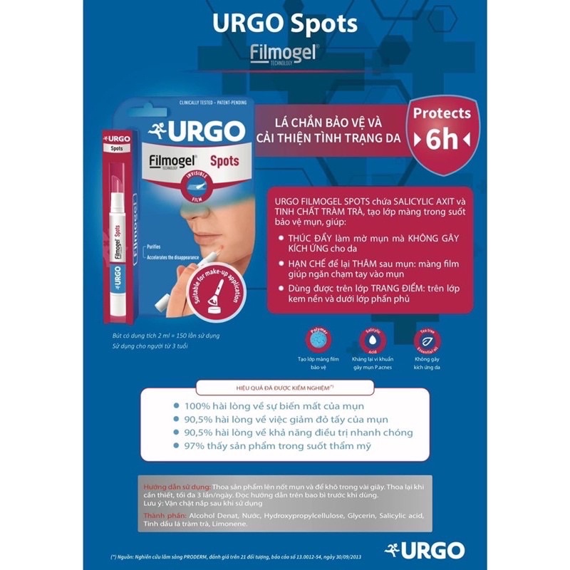 [Mã SRJULY1619 giảm 15K đơn 50K] GEL CHẤM MỤN URGO FILMOGEL SPOTS | BigBuy360 - bigbuy360.vn