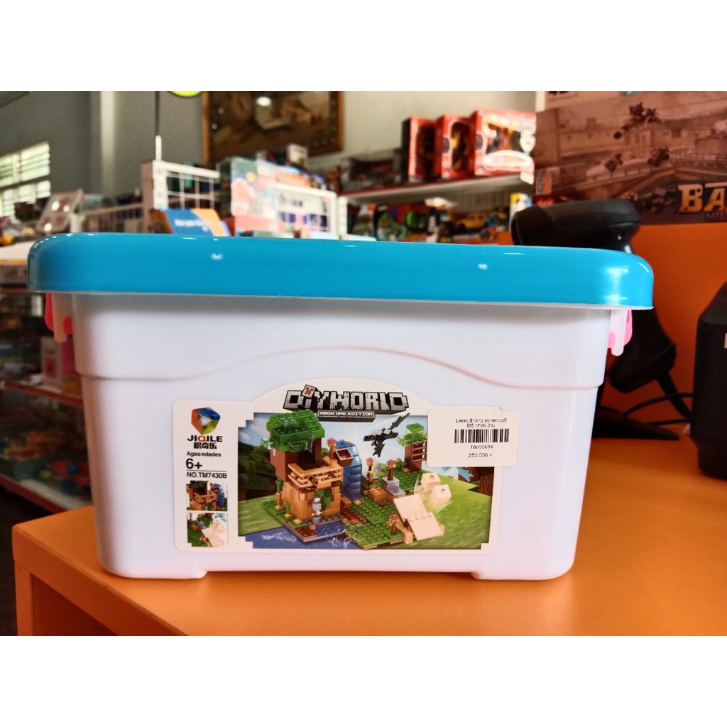 Lego thùng minecraft