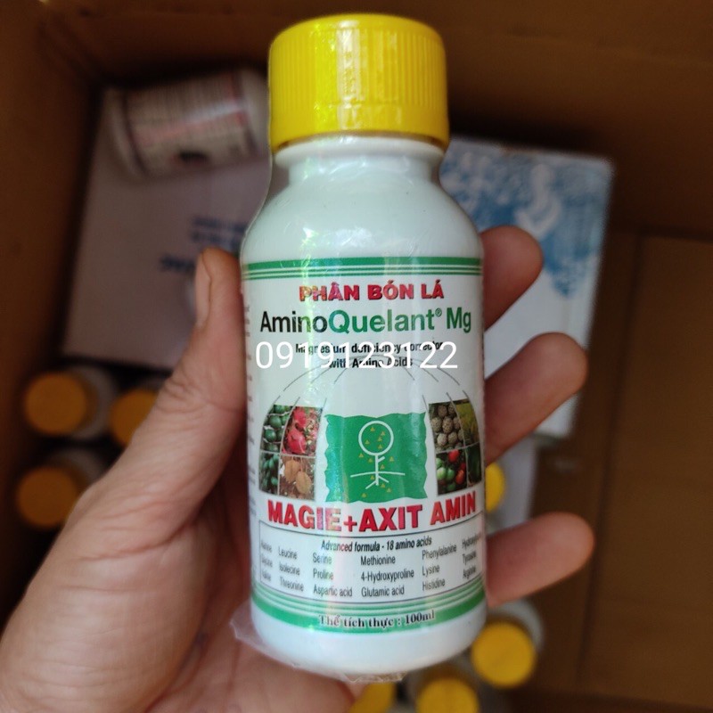 Phân bón lá sinh học amino Mg+Axit amin lọ 100ml