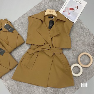 Áo vest kaki sát nách