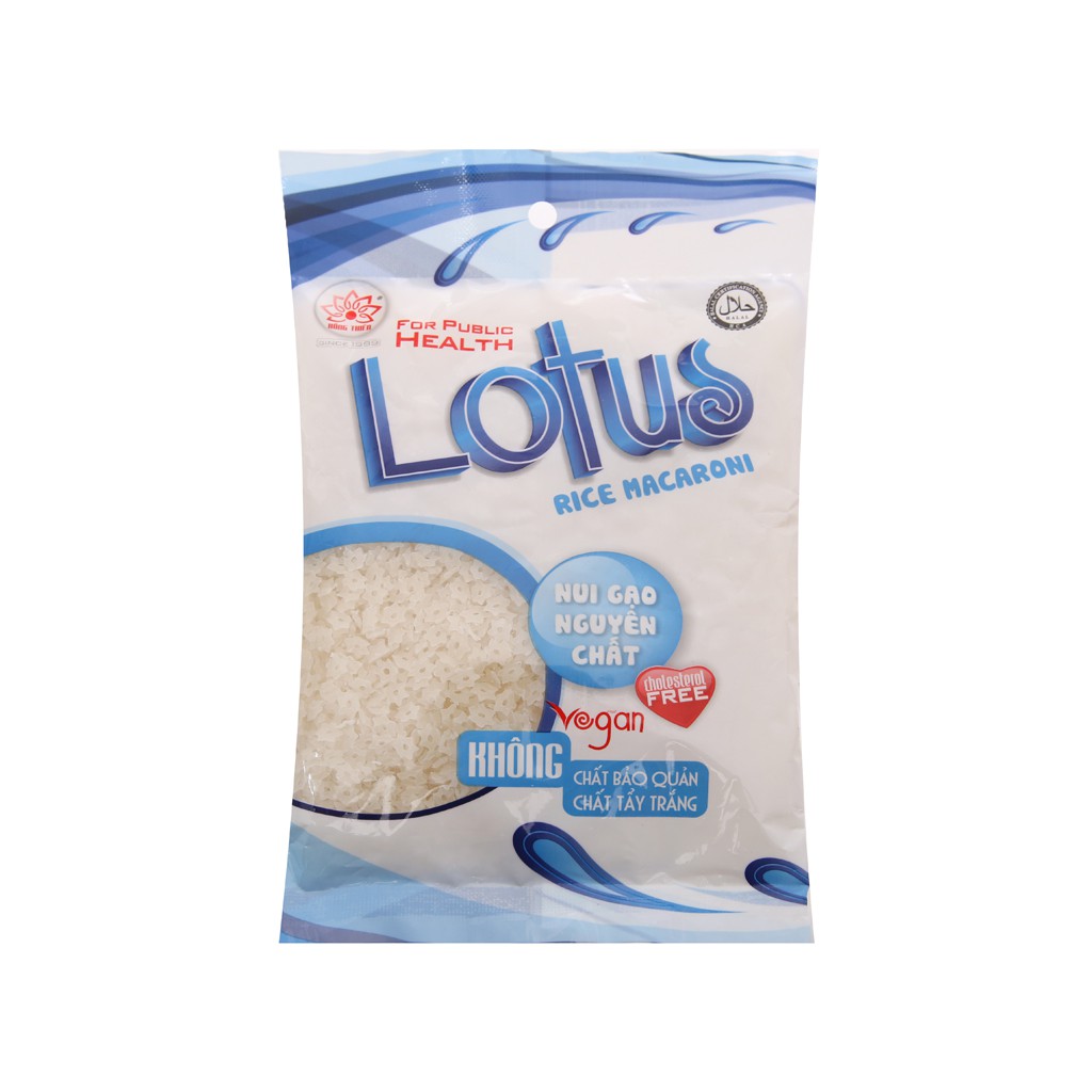 Nui gạo hình sao Lotus gói 200g