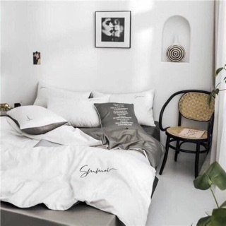 Bộ chăn ga gối lụa sumoi phối màu  4 món ( ib chọn size giừng)