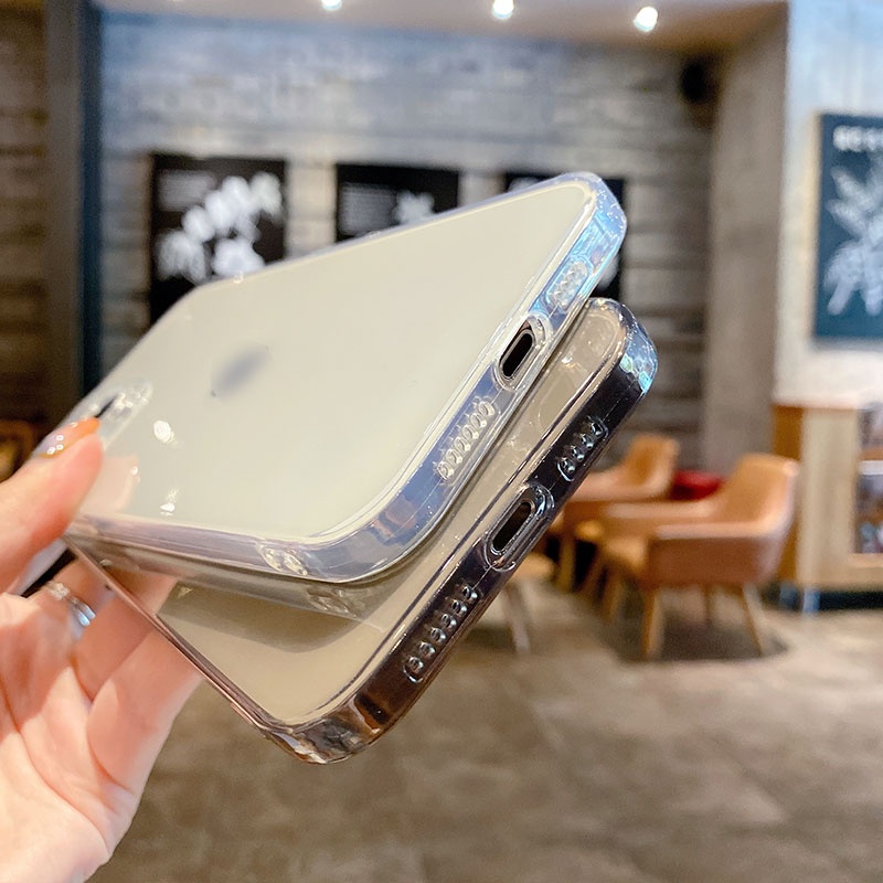 Ốp Điện Thoại Silicon Mềm Trong Suốt Chống Sốc Cho iPhone11 12 Pro Promax 6 6s 7 8 Plus X Xs Xr Xsmax