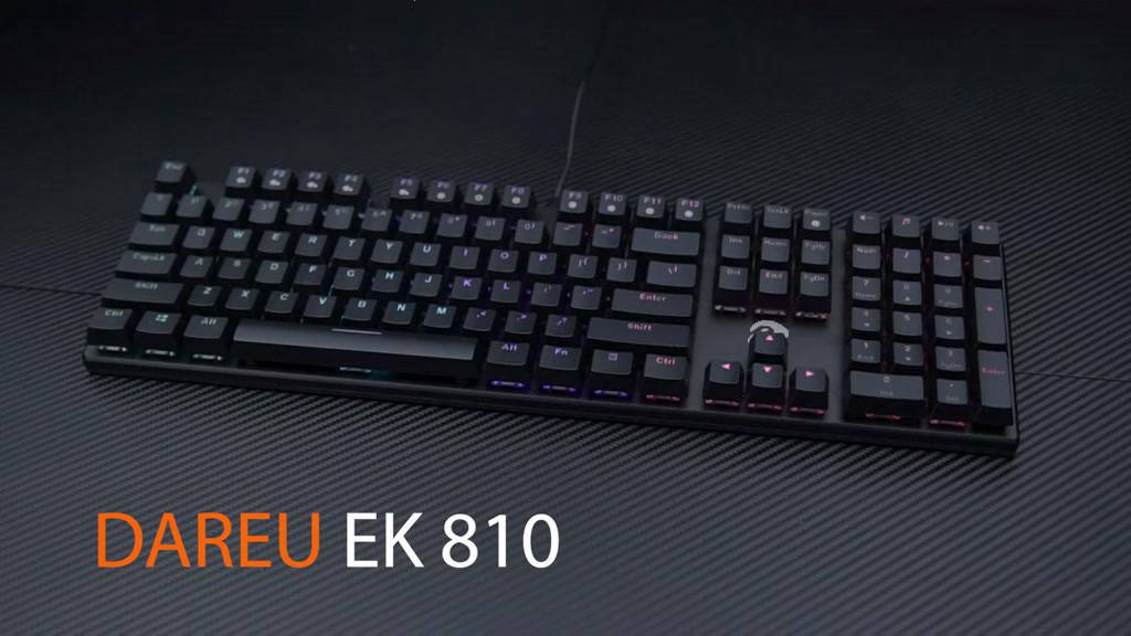 Bàn phím cơ Dareu EK810 Hồng | Đen Multiled ( Blue , Brown , Red Switch ) | BigBuy360 - bigbuy360.vn